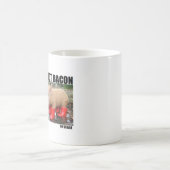 コブタのビーガンのマグ コーヒーマグカップ (中央)