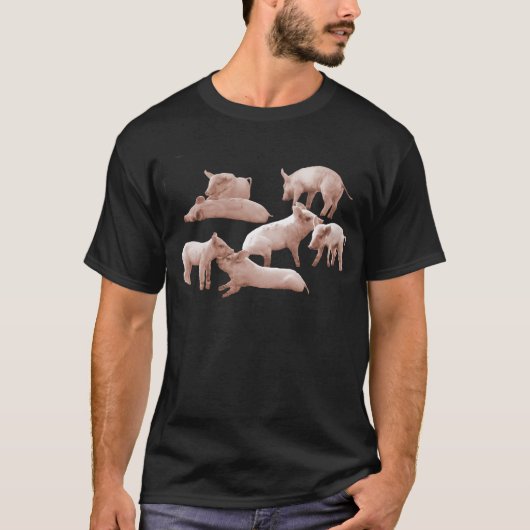 コブタ、ブタ、 Tシャツ (正面)