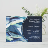 コブハクジラのパーティー招待状 招待状 (スタンド正面)