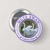 コブハクチョウ 缶バッジ (正面&裏面)