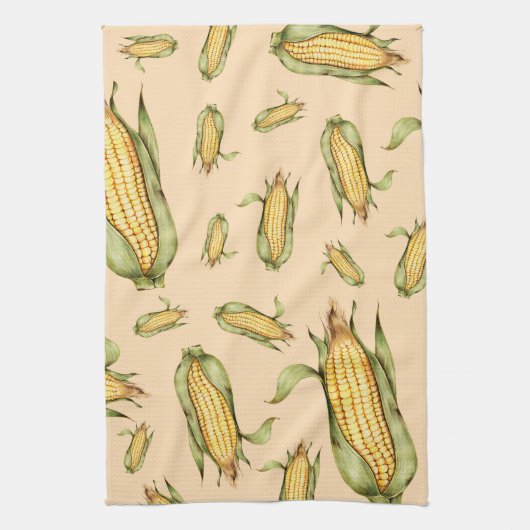 コブパターンのコーン キッチンタオル (縦)