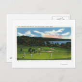 コブボセコンティー湖とゴルフ場の景色 ポストカード (正面/裏面)