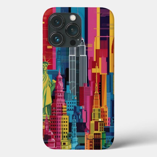 コブラのスタイルiPhoneケースのニュー鮮やかヨーク市 Case-Mate iPhoneケース (裏面)