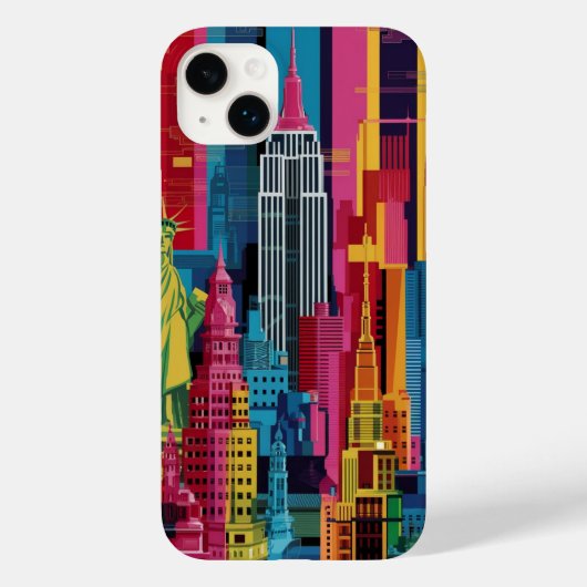 コブラのスタイルiPhoneケースのニュー鮮やかヨーク市 Case-Mate iPhoneケース (裏面)