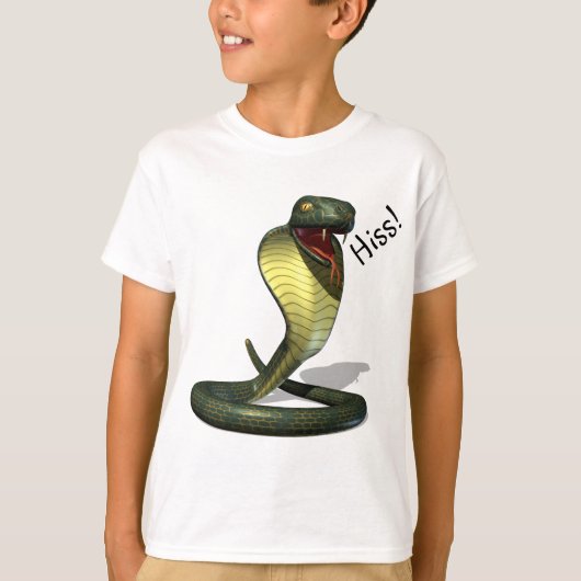 コブラのヘビのTシャツ Tシャツ (正面)