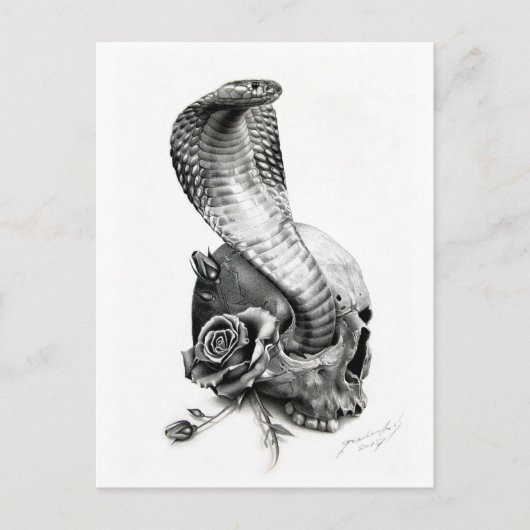 コブラのポストカード ポストカード (正面)