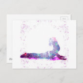 コブラの宇宙ヨガの姿勢シリーズ ポストカード (正面/裏面)