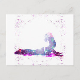 コブラの宇宙ヨガの姿勢シリーズ ポストカード