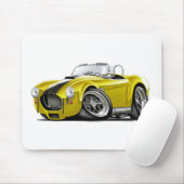 コブラの黄色黒い車 マウスパッド (マウス)