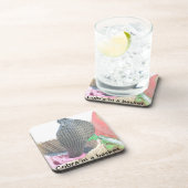 コブラインバスケットアートプリント コースター (右側)