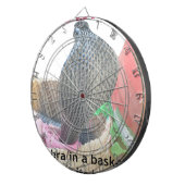 コブラインバスケットアートプリント ダーツボード (正面右)