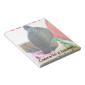 コブラインバスケットアートプリント ノートパッド (アングル)