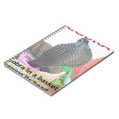 コブラインバスケットアートプリント ノートブック (左側)