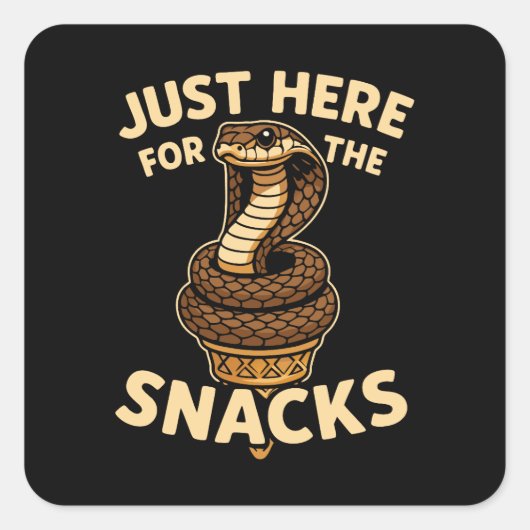 コブラコーンアイスクリームヴェノム&バニラ スクエアシール (正面)