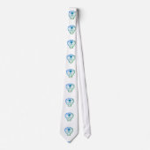 コブラスネークグリーンイラストレーションボア爬虫類 ネクタイ (正面)