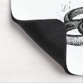 コブラスネークシルエット マウスパッド (コーナー)