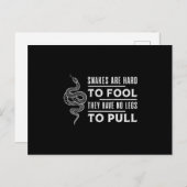 コブラスネーク爬虫類ヘビ動物ペットギフトおもしろいズ ポストカード (正面/裏面)