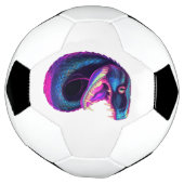 コブラスネークinVaporwave美学スタイル サッカーボール (回転)