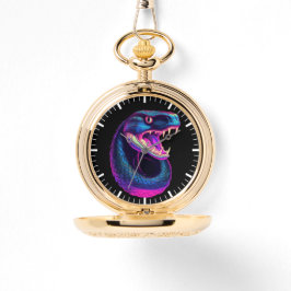 コブラスネークinVaporwave美学スタイル 腕時計