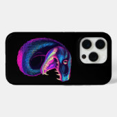 コブラスネークinVaporwave美学スタイル Case-Mate iPhoneケース (裏面 (横))