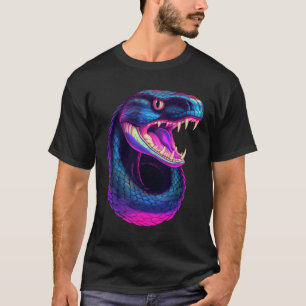 コブラスネークinVaporwave美学スタイル Tシャツ