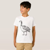 コブラチキン面白いガチョウ Tシャツ (正面フル)