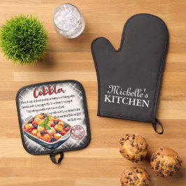コブラパーソナライズされたーベーキングレシピ 鍋つかみ&鍋敷きセット