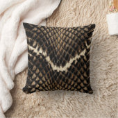 コブラフェイクスネークスキン クッション (ブランケット)