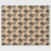 コブラヘビ ラッピングペーパー (フラット)