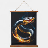 コブラヘビ 吊り下げ型タペストリー (正面)