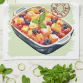 コブラーベーキングレシピ キッチンタオル (折り畳み)