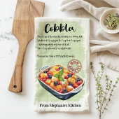 コブラーレシピ パーソナライズされた キッチンタオル