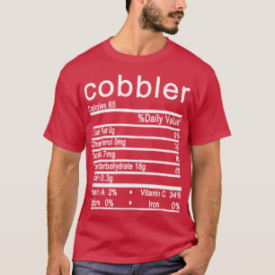 コブラー栄養の事実おもしろい感謝祭 Tシャツ