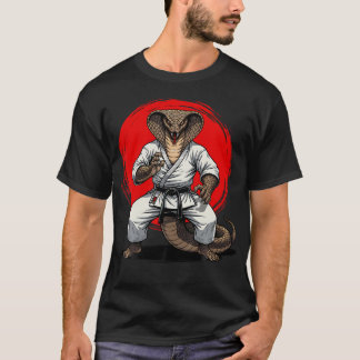 コブラ空手柔道日本日の丸面白グッズ Tシャツ