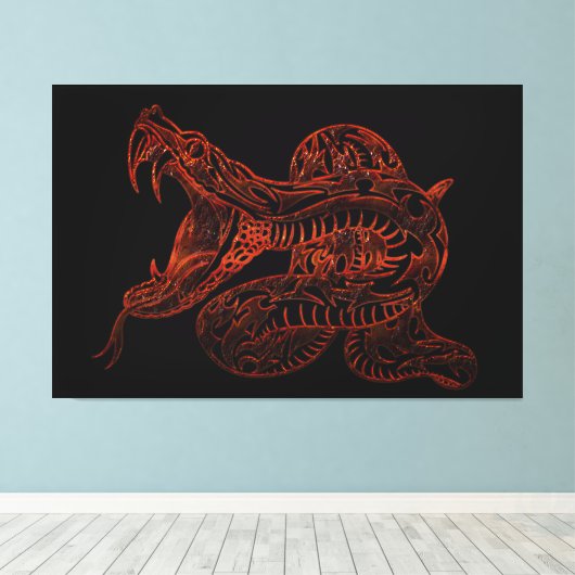 コブラ キャンバスプリント (インサイチュ (ウッドフロア))