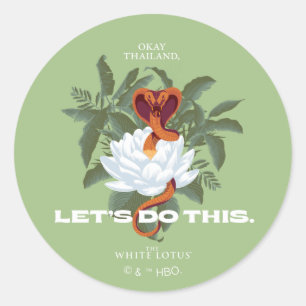 コブラ – The White Lotus ラウンドシール