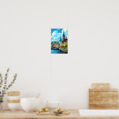 コブレンツドイツアートヴィンテージトラベルイラストレーション ポスター (キッチン)