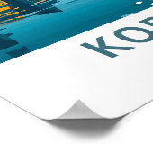 コブレンツドイツトラベルプリント ポスター (角)