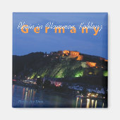 コブレンツドイツナイトタイム土産冷蔵庫用マグネット マグネット (正面)