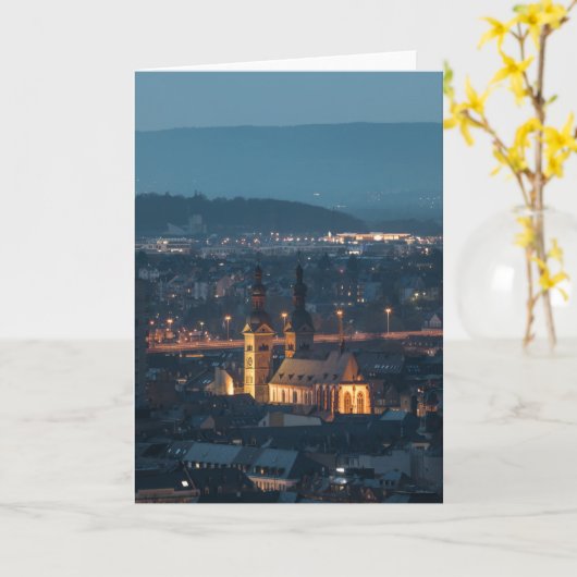 コブレンツドイツ カード (黄色い花)