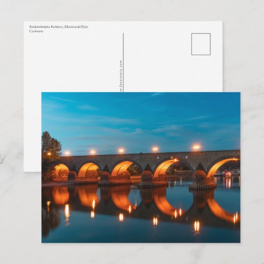 コブレンツドイツ ポストカード (正面/裏面)