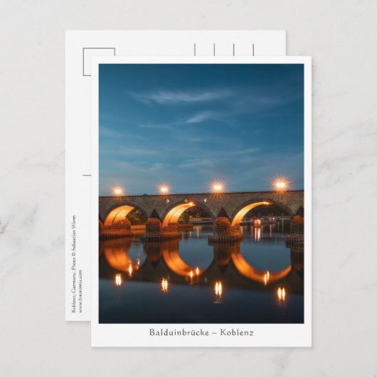 コブレンツドイツ ポストカード (正面/裏面)