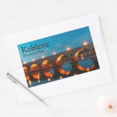 コブレンツドイツ 長方形シール (封筒)