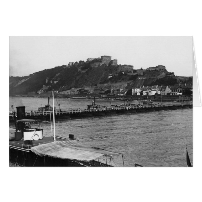 コブレンツ、Ehrenbreitstein、c.1910 (正面横)