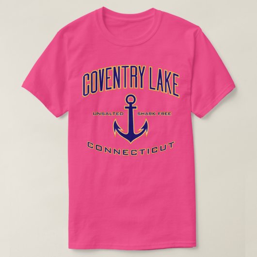 コブントリー湖 コネチカット州 Tシャツ (デザイン正面)