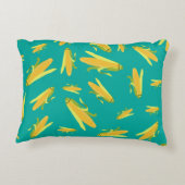 コブ柄のトウモロコシ アクセントクッション (裏面)