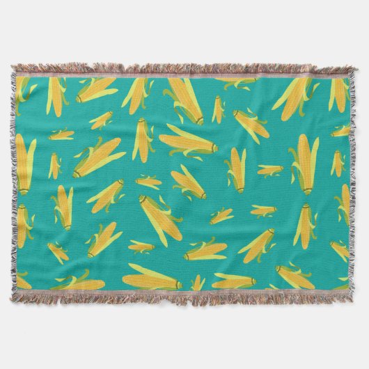 コブ柄のトウモロコシ スローブランケット (正面)