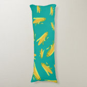 コブ柄のトウモロコシ ボディピロー (正面縦)