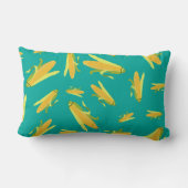 コブ柄のトウモロコシ ランバークッション (裏面)