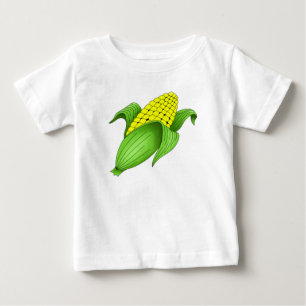 コブ・キッドのTシャツのトウモロコシ ベビーTシャツ